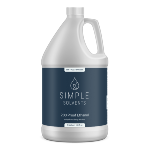 simple solvents ethanol 200 Proof 1 gallon jug