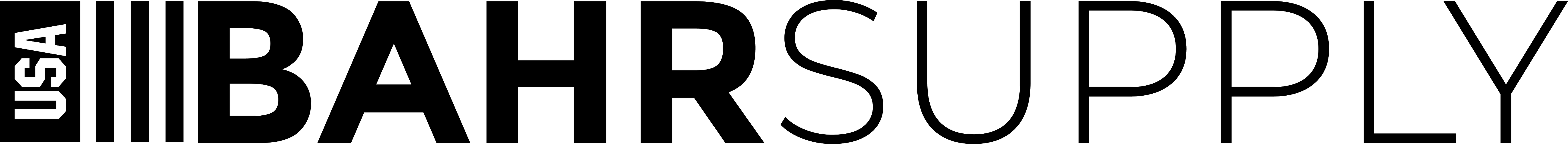 Bahr supply logo in black