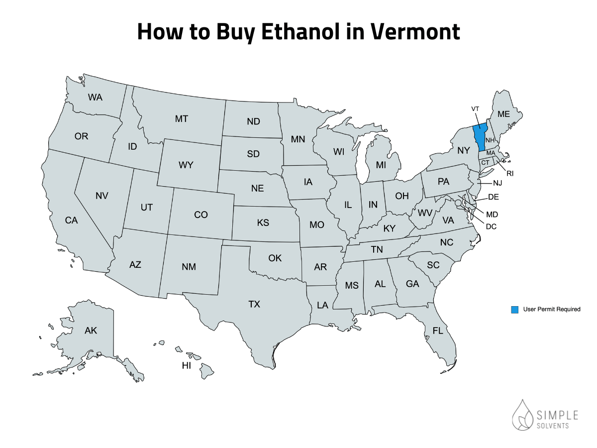 How to Buy Ethanol in Vermont