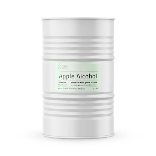 apple alcohol 190 proof 55 gallon drum simple solvents
