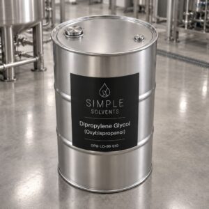 Dipropylene Glycol bulk 55 gallon drum for sale from Simple Solvents