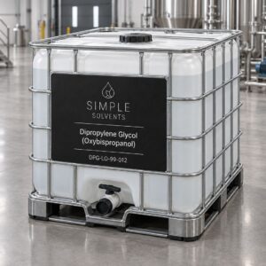 Dipropylene Glycol bulk 270 gallon tote for sale from Simple Solvents