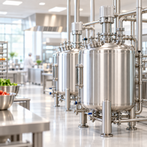Food grade ethanol production facility
