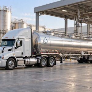 Glycerin 99% shipped by stainless steel bulk tanker truck - Simple Solvents