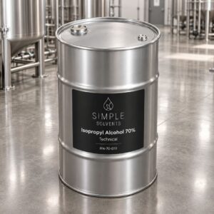 Isopropyl Alcohol 70% Technical Grade bulk 55 gallon drum for sale from Simple Solvents