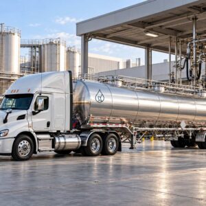 Methanol 99% Technical Grade shipped by stainless steel bulk tanker truck - Simple Solvents