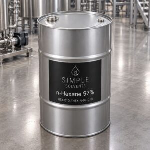 n-Hexane 97% bulk 55 gallon drum for sale from Simple Solvents