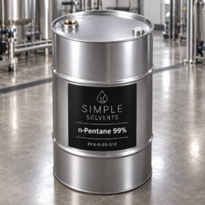 n-Pentane 99% bulk 55 gallon drum for sale from Simple Solvents