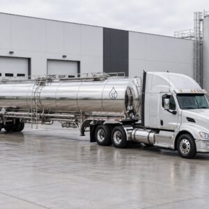 Wheat Alcohol 190 Proof shipped by stainless steel bulk tanker truck - Simple Solvents